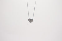 Cuore Big pavè | Argento 925