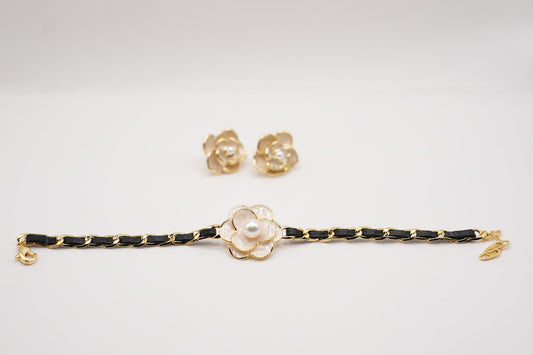 Orecchini Gio'|Camelia|gold|ottone
