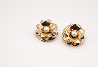Fiore con perla | metallo anallergico
