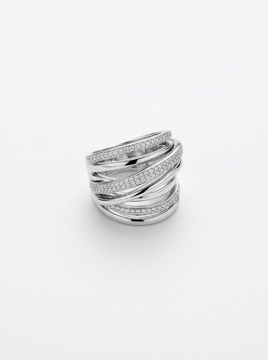 Anello abbraccio di luce