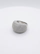 Anello bombato pavé