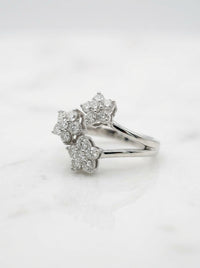 Anello Trio Flower | Argento 925