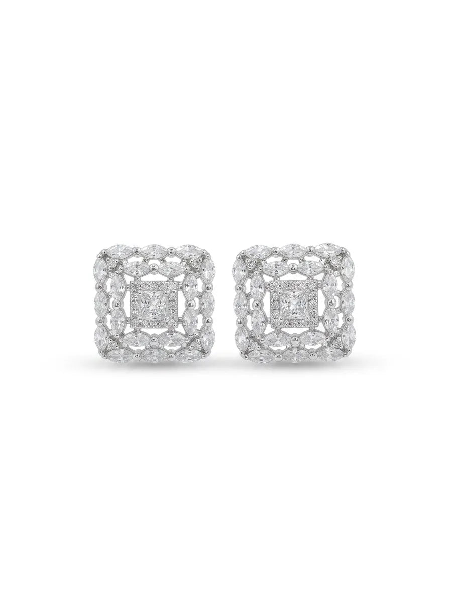 Orecchini Shine Pavè | Argento 925
