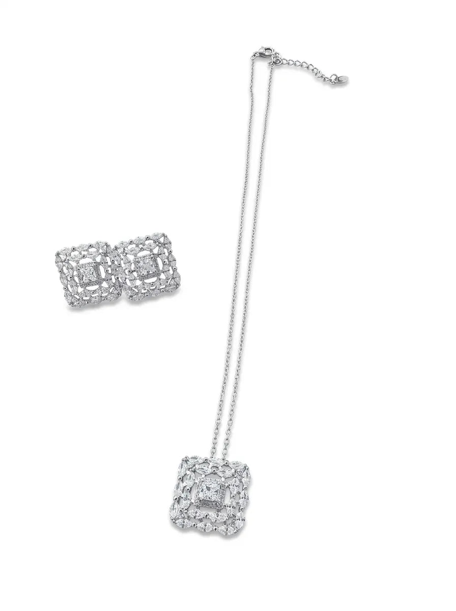 Orecchini Shine Pavè | Argento 925