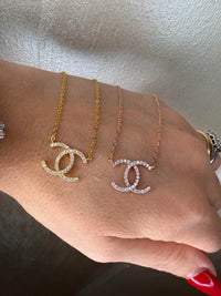Collana Coco in argento 925 con zirconi